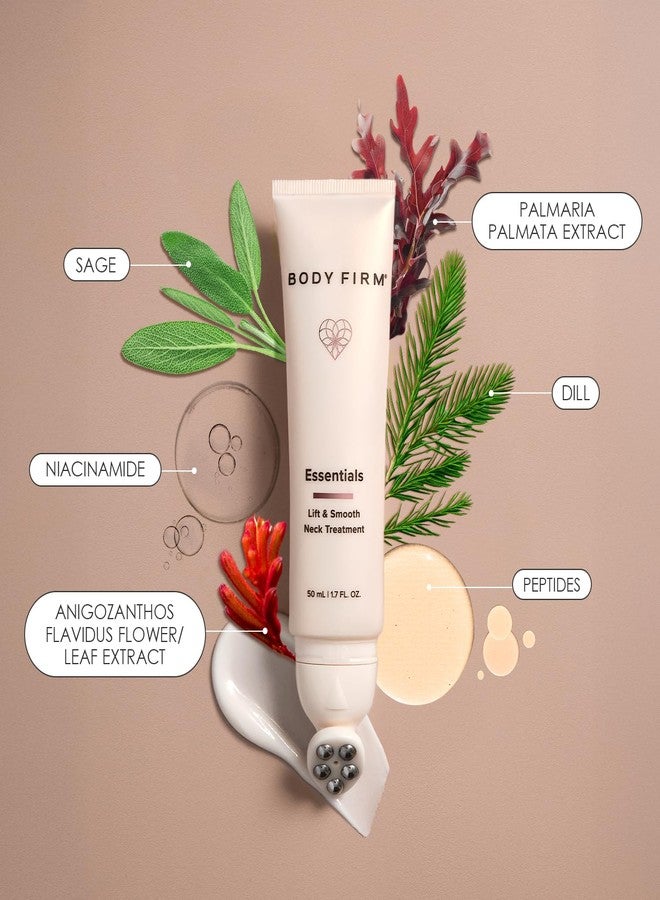 Body Firm Crepe Erase Lift & Smooth Neck Serum, Firming Neck Cream & Anti Aging Serum With TruFirm Technology, Peptides, Caffeine & Vitamin B3, Skin Care For Women, Roller Ball Applicator, 1.7 FL Oz - Image 4